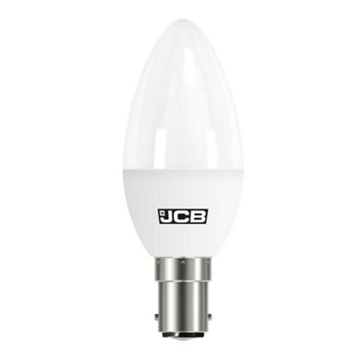 JCB 4.9w SBC 3000k Frosted LED Candle Bulb - Warm White