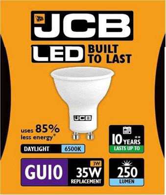 JCB 4w GU10 6500k LED Bulb - Daylight