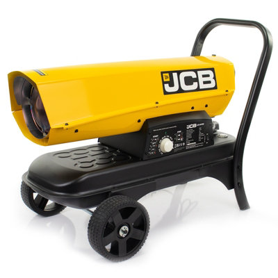 JCB 70,000BTU / 20kW Diesel Space Heater, 496m3 Coverage, Kerosene or Diesel, Thermostat