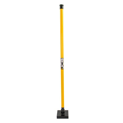 KATSU Contractor's Tamper 200 X 200mm Square Steel Tamper Rammer With 1200mm Detachable Handle For Tamping Levelling Soil Ground Gravel Paving Repairing