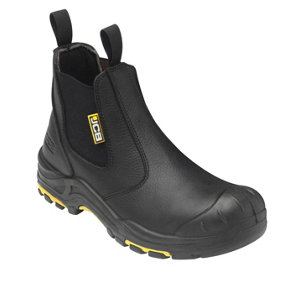 JCB Dealer Safety Work Boots Black - Size 12