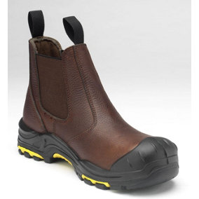 JCB Dealer Safety Work Boots Brown - Size 12