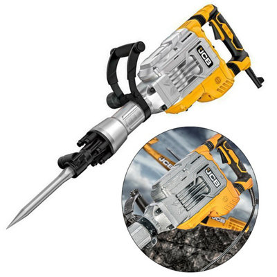 JCB DH1700 1700W 16kg Demolition Hammer Breaker SDS MAX 1700W 75 J + Carry Case