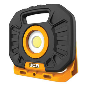 JCB  Hybrid 2500 Lumen Worklight, Rotary Dimming, 10hrs Battery Runtime, 5M Mains Cable, IP65 Rated, Powerbank- JCB-SL-TUFFDUAL