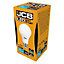 JCB LED A60 1520lm Opal 15w Light Bulb E27 2700k White (One Size)