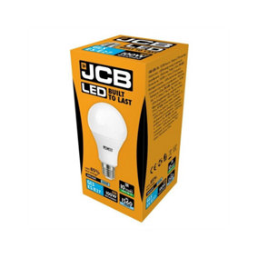 JCB LED A60 1560lm Opal 15w Light Bulb E27 6500k White (One Size)