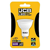 JCB LED GU10 5w Bulb Cap Blister Packed 370lm 6500k White (One Size)