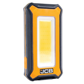 JCB Palm 1000lm Lightweight 140g LED Worklight, 3 Settings, 11.5hr Runtime, Powerbank, Magnets and Hook, USB-C - JCB-WL-PALM