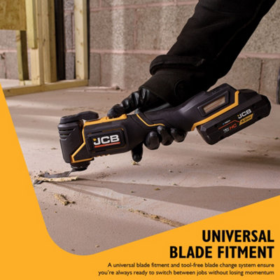 JCB Pro 18V Multi Tool Cordless, Brushless, 9-Speed Control, Tool-Free ...