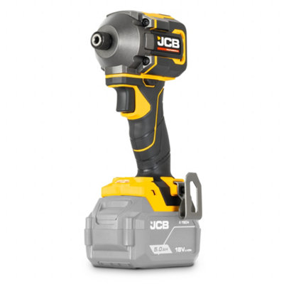 JCB Pro Cordless 75Nm Combi Drill & 230Nm Impact Driver Set 2 2Ah ...