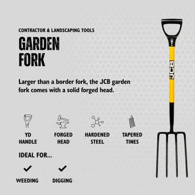 JCB Professional Garden Fork - JCBGF01