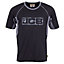 JCB Trade Black Logo Short Sleeved T-Shirt