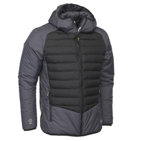 JCB Trade Grey/Black Padded Jacket