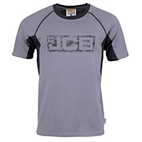 JCB Trade Grey Logo Short Sleeved T-Shirt