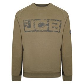 JCB Trade Olive Crew Sweatshirt