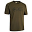 JCB Trade Olive Logo Short Sleeved T-Shirt