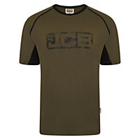JCB Trade Olive Logo Short Sleeved T-Shirt
