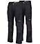 JCB Twin Pack Essential Cargo Work Trousers Black - 44R