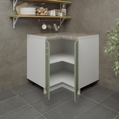 JD Greta Adjustable Legs Kitchen Base Corner Unit 900mm Cabinet With ...