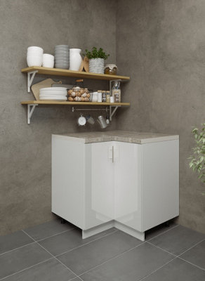 JD Greta Adjustable Legs Kitchen Base Corner Unit 900mm Cabinet With ...