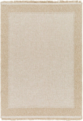 JENNY In- & Outdoor Cottage Jute-Look Beige/Tan Area Rug 160 x 213 cm