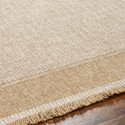 JENNY In- & Outdoor Cottage Jute-Look Beige/Tan Area Rug 160 x 213 cm