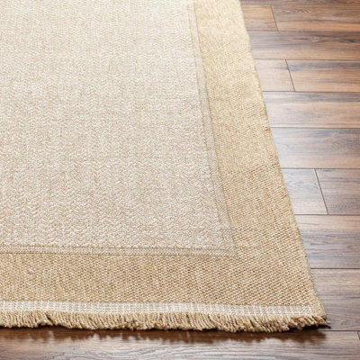 JENNY In- & Outdoor Cottage Jute-Look Beige/Tan Area Rug 160 x 213 cm
