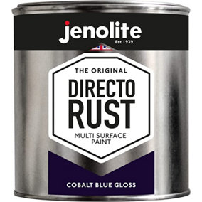 JENOLITE Directorust Cobalt Blue Gloss - Multi Surface Paint - 1 Litre - RAL 5013