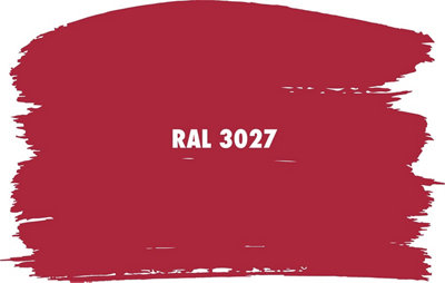 JENOLITE Directorust Crimson Red Gloss - Multi Surface Paint - 1 Litre - RAL 3027