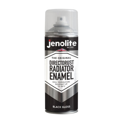 HQS Spray 400ml Acrylic Enamel Glossy Black Spray Paint For Cars - Made In Italy