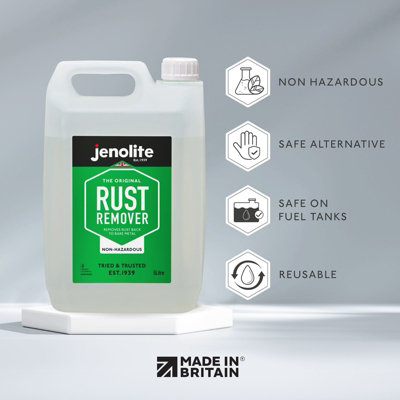 Jenolite Eco Friendly Non-Hazardous Rust Remover - 5L