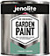 JENOLITE Garden Paint Chalky Green - Multi-surface Paint - Ideal for Garden Furniture & Ornaments - 1 Litre PANTONE 378U