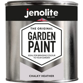 JENOLITE Garden Paint Chalky Heather - Multi-surface Paint - Ideal for Garden Furniture & Ornaments - 1 Litre - RAL 320 85 10
