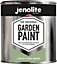 JENOLITE Garden Paint Chalky Sage Green - Multi-surface Paint - Ideal for Garden Furniture & Ornaments - 1 Litre - RAL 7494C