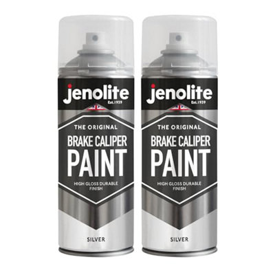 Jenolite High Gloss Brake Caliper Paint - Silver - 400ml - 2-Pack