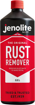 JENOLITE Original Rust Remover - Jelly - Rust Treatment - Removes Rust Back To Bare Metal - 1 Litre