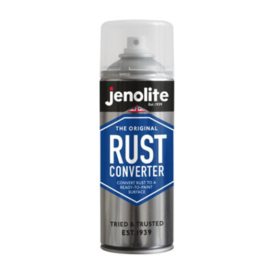 JENOLITE Rust Converter Aerosol - Convert Rust to Ready to Paint ...