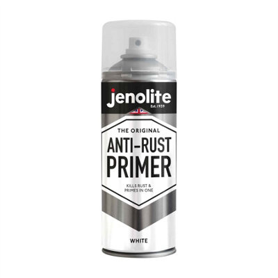 Jenolite Rust Resistant Anti-Rust Primer Spray - White - 400ml