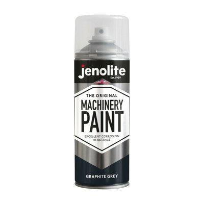Jenolite Scuff Resistant Machinery Paint - Graphite Grey - 400ml Spray Can
