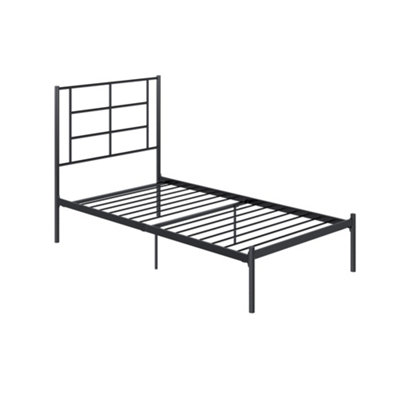 Jensen Metal Bed Black, Single