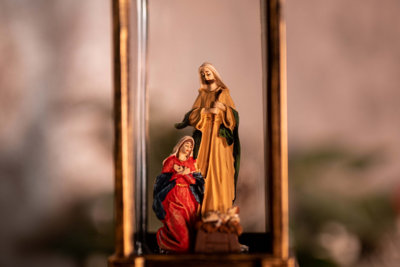 Jesus in a Manger Christmas Snow Globe - 6