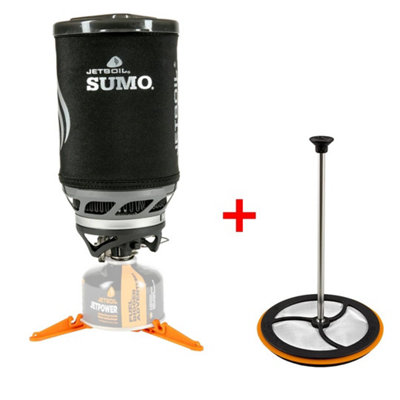 Jetboil SUMOCB Carbon Precision Cooking System c/w Grande Coffee Press ...