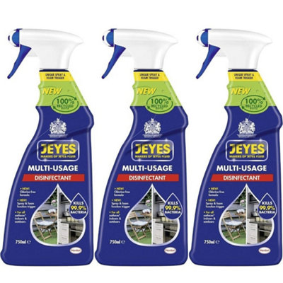 Jeyes Disinfectant Multi-Usage Spray 750ML - Pack of 3 | DIY at B&Q