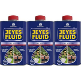 Jeyes Fluid 1 Litre Outdoor Cleaner(Pack of 3)