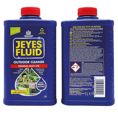 Jeyes Fluid 1 Litre Outdoor Cleaner(Pack of 3)