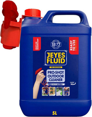 Jeyes Fluid Outdoor Cleaner Pro Shot with 1 Metre Extendable Trigger (5 Litre)