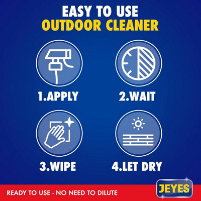 Jeyes Fluid Outdoor Cleaner Pro Shot with 1 Metre Extendable Trigger (5 Litre)