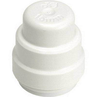 JG Speedfit Stop End (Pack Of 10) White (15mm) Price Comparisons | Compare The Build