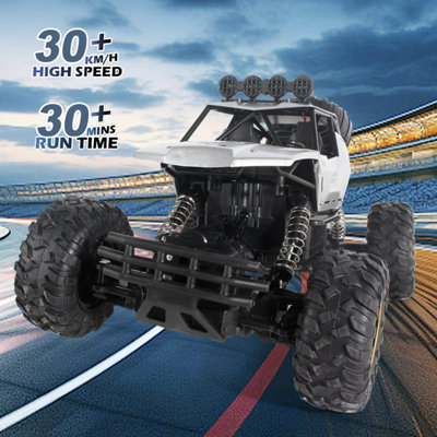 Jiakora Durable RC Monster Truck 1:12 Off-Road 4WD Dual Motors LED