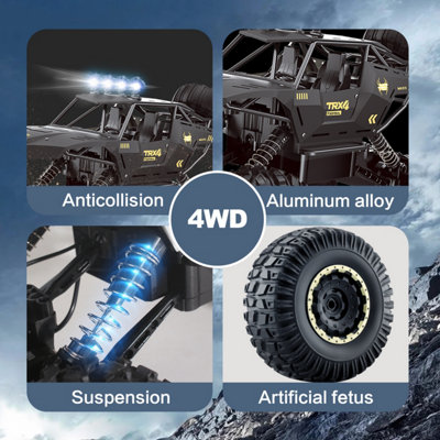 Jiakora Powerful Off-Road RC Car 4WD Monster Truck with Metal